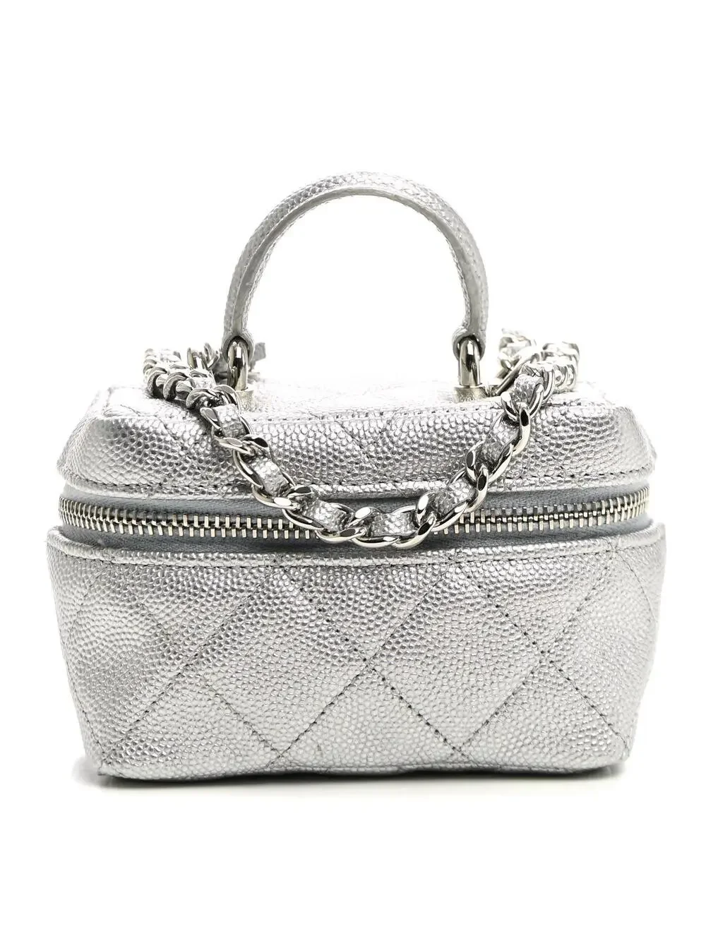 Chanel Metallic Caviar Quilted Mini Top #324099C17B